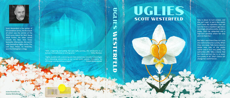 The Uglies book cover design and layout