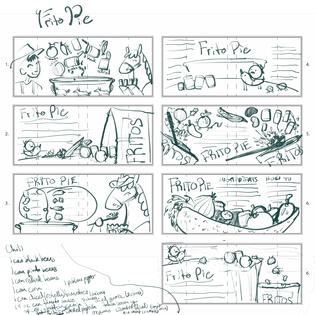 Frito Pie Sketches